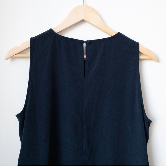 J.CREW Navy Blue Sleeveless Maxi Dress - Picture 4 of 8